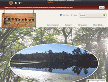 Tablet Screenshot of effinghamcounty.org